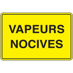 Panneau Danger Vapeurs Toxiques - Signalétique Industrielle