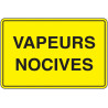 Panneau Danger Vapeurs Toxiques - Signalétique Industrielle