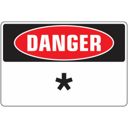 Panneau Danger Personnalisable | Sécurité Industrielle Sur Mesure