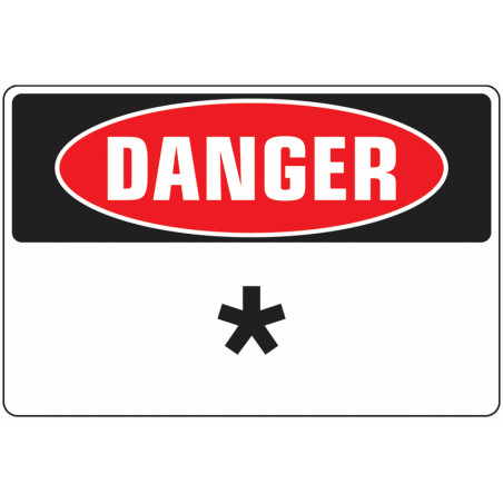 Panneau Danger Personnalisable | Sécurité Industrielle Sur Mesure