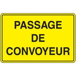 Panneau Sécurité Passage Zone de Transfert Industriel | Zone-Print