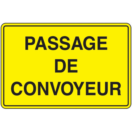 Panneau Sécurité Passage Zone de Transfert Industriel | Zone-Print