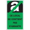 Étiquette Signalétique : Absence de Composant Nocif | Zone-Print
