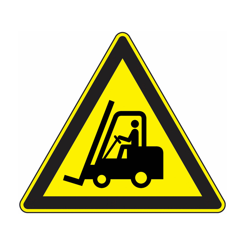 Panneau Danger Circulation Véhicules - Signalétique Pro