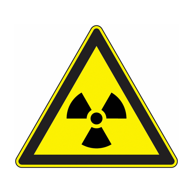 Panneau Danger Rayonnements Ionisants | Zone-Print.fr