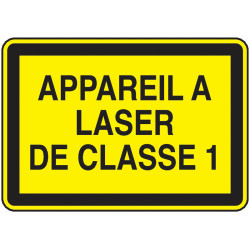 Panneau Sécurité Appareil Laser | Signalétique Industrielle