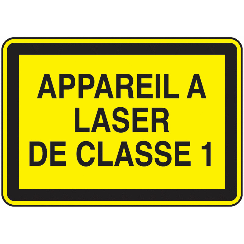 Panneau Sécurité Appareil Laser | Signalétique Industrielle