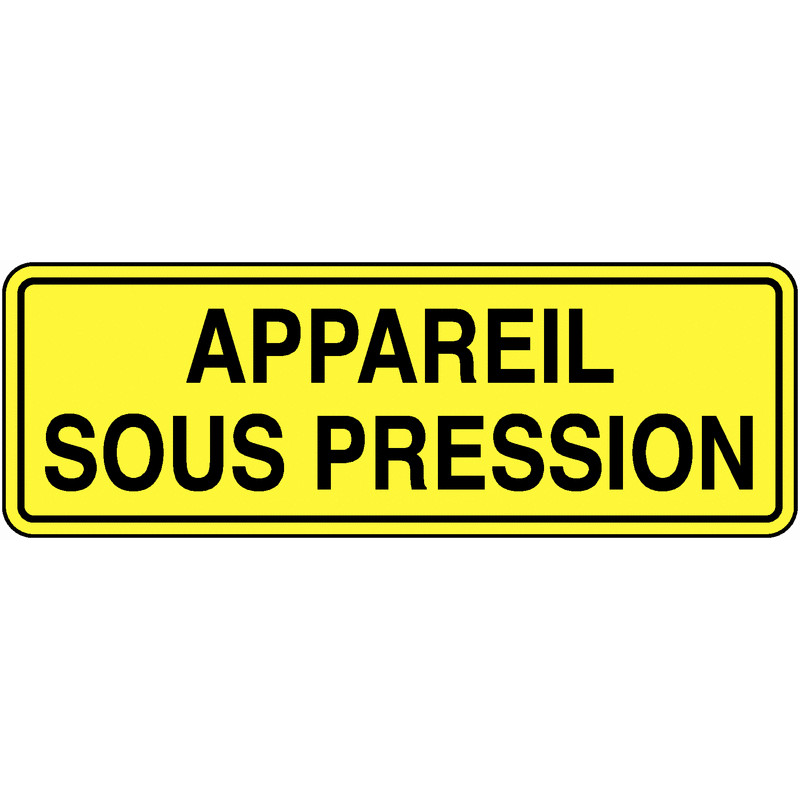 Panneau Sécurité Danger Équipement sous Contrainte | Zone-Print.fr