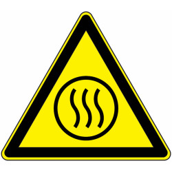 Panneau Danger Contenu Brûlant - Signalétique Sécurité