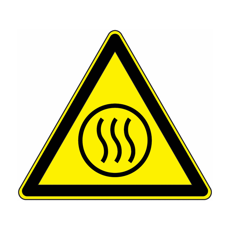 Panneau Danger Contenu Brûlant - Signalétique Sécurité