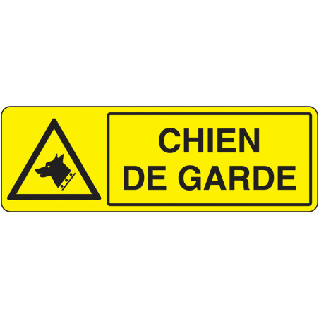 Panneau Chiens de  | Signalétique Sécurité | Zone-Print