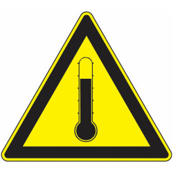 Panneau Danger Chaleur Haute Température - Picto Industriel