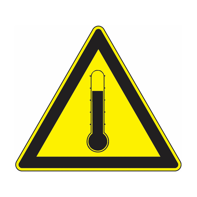 Panneau Danger Chaleur Haute Température - Picto Industriel
