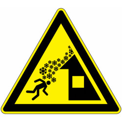 Panneau Danger Chute Neige | Sécurité Industrielle