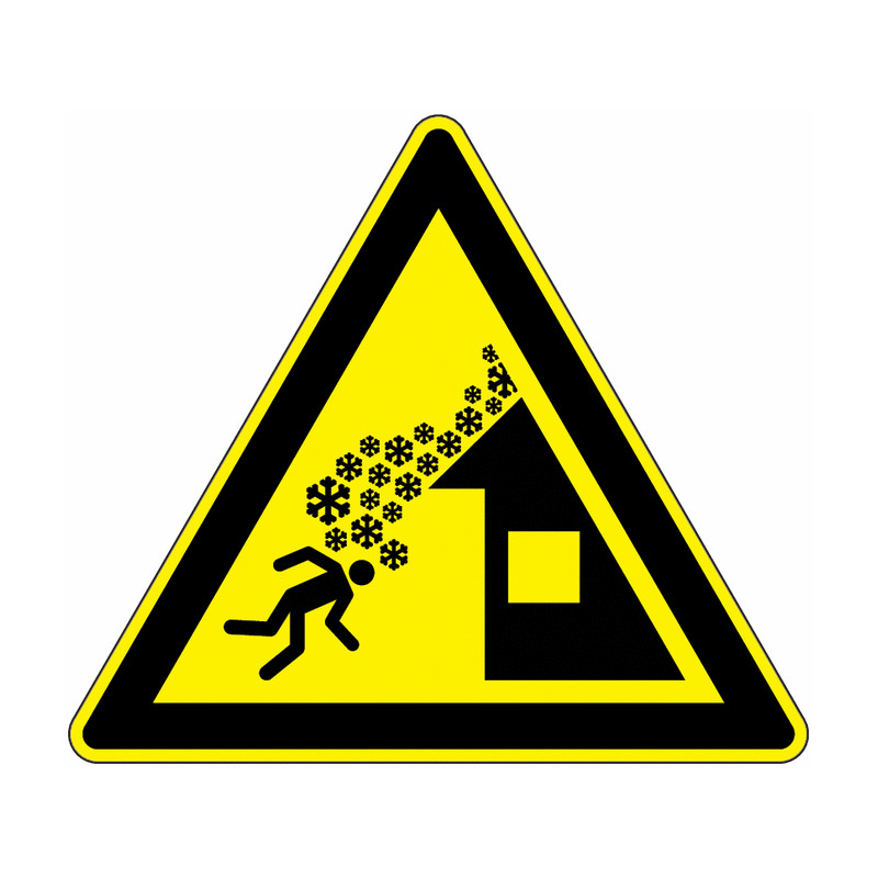 Panneau Danger Chute Neige | Sécurité Industrielle