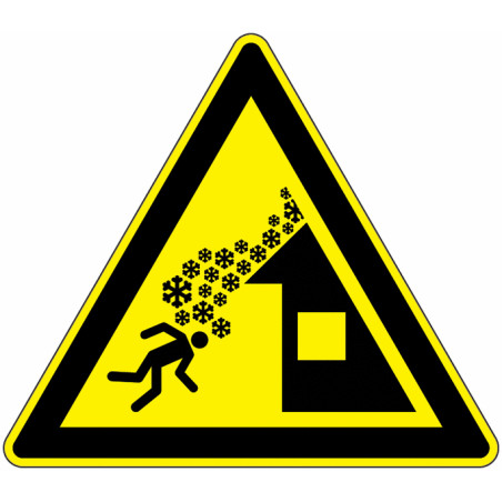 Panneau Danger Chute Neige | Sécurité Industrielle