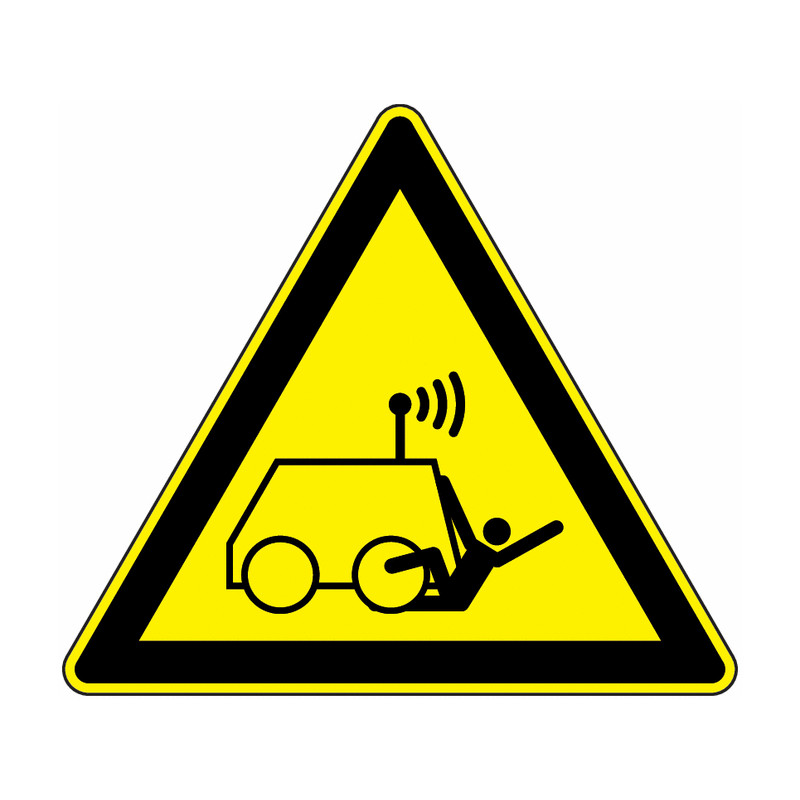 Panneau Danger Machine Télécommandée | Sécurité Pro