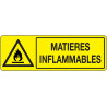 Panneau Danger Matières Inflammables | Signalétique Pro