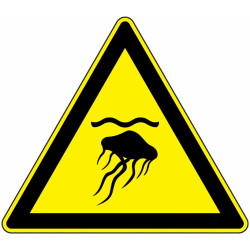 Panneau Danger Créatures Marines Urticantes | Zone-Print