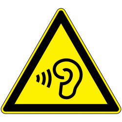 Panneau Danger Bruit Élevé | Signalétique Sonore Industrielle