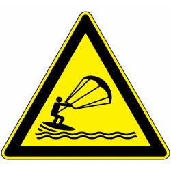 Panneau Danger Sports Nautiques à Voile | Signalétique B2B