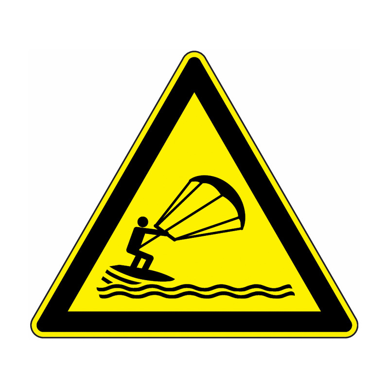 Panneau Danger Sports Nautiques à Voile | Signalétique B2B