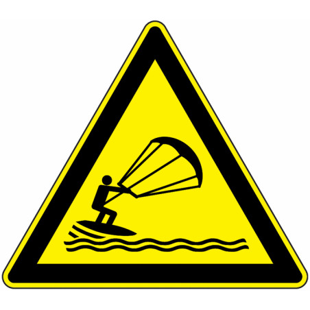 Panneau Danger Sports Nautiques à Voile | Signalétique B2B