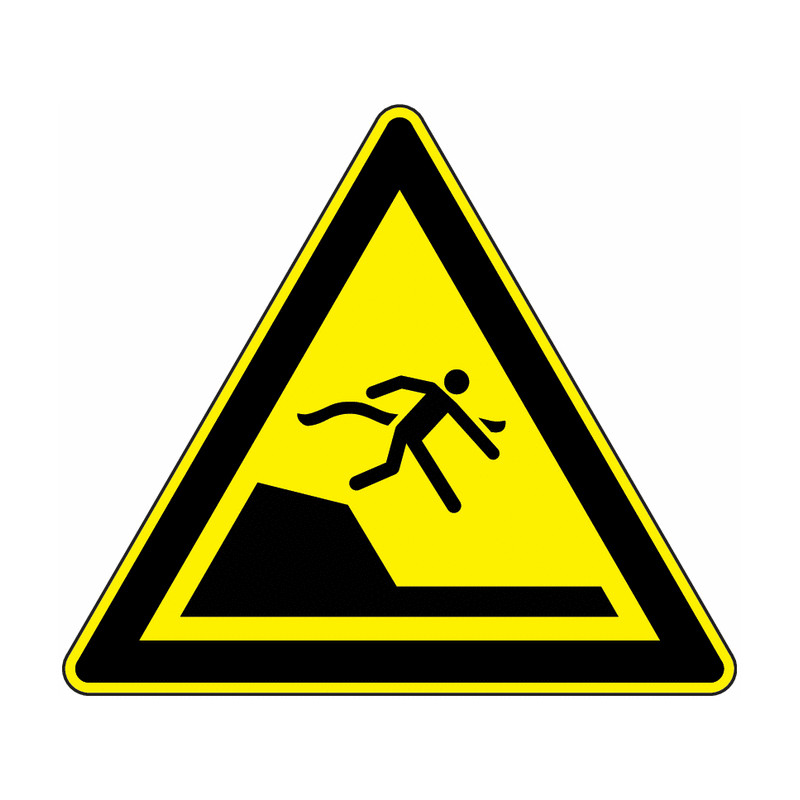 Panneau Danger Chute Soudaine Eau | Signalétique Industrielle