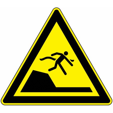Panneau Danger Chute Soudaine Eau | Signalétique Industrielle