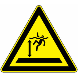 Panneau Danger Zone Aquatique Profonde | Signalétique Sécurité