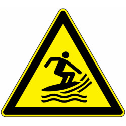 Panneau Danger Zone Activités Aquatiques | Zone-Print.fr