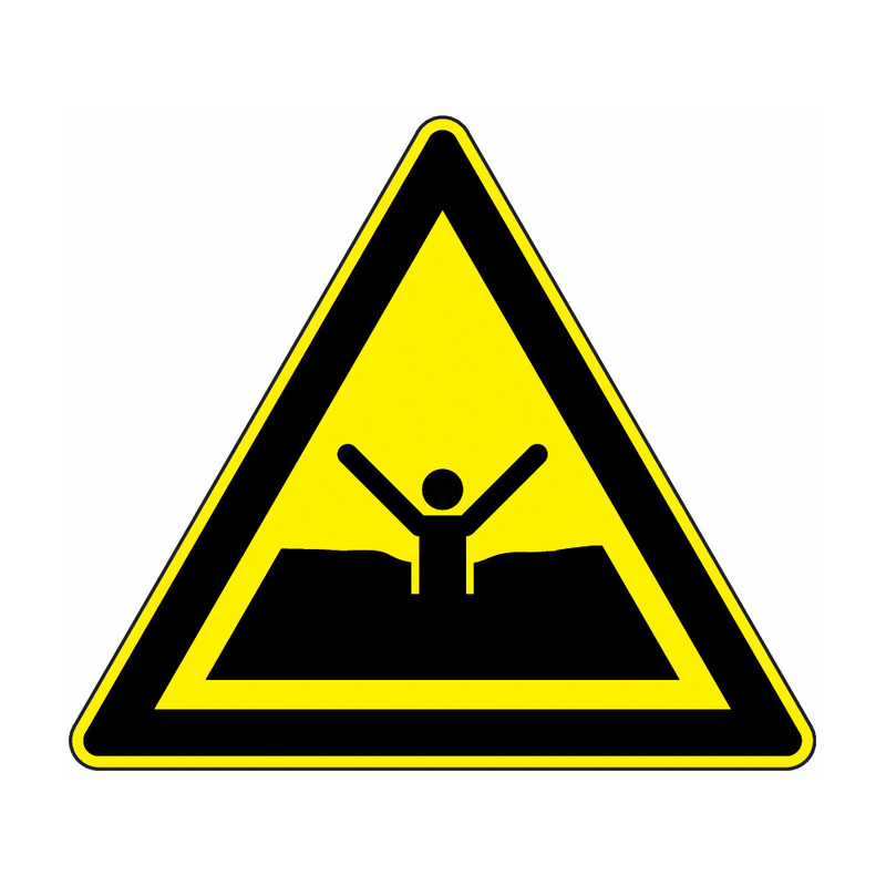 Panneau Danger Sables Mouvants & Terrain Instable | Zone-Print