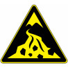 Panneau Danger Chute d'Objets | Signalisation Industrielle BTP