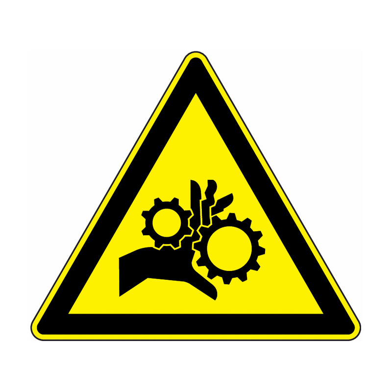 Panneau Danger Engrenages | Signalétique Industrielle Zone-Print