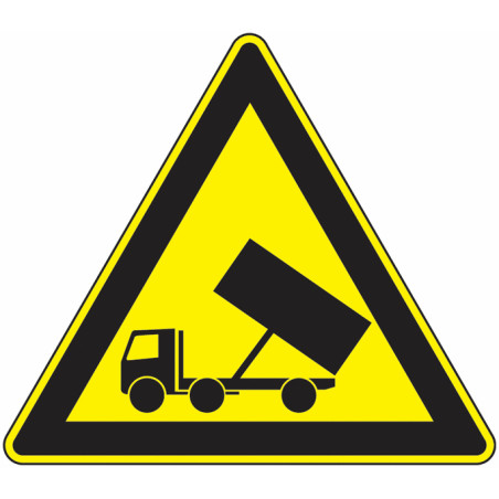 Panneau Signalisation Zone Déchargement | Sécurité Manutention