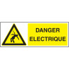 Sécurité Électrique: Panneau Danger Électrocution Pro | Zone-Print