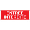 Panneau Accès Interdit | Signalétique BTP & Industrie