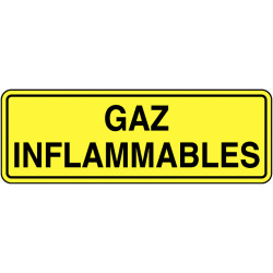 Panneau Danger Gaz Comburants | Signalétique Pro Zone-Print
