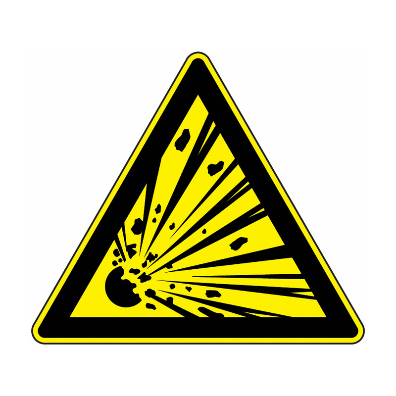 Panneau Danger Substances Dangereuses - Signalétique Industrielle