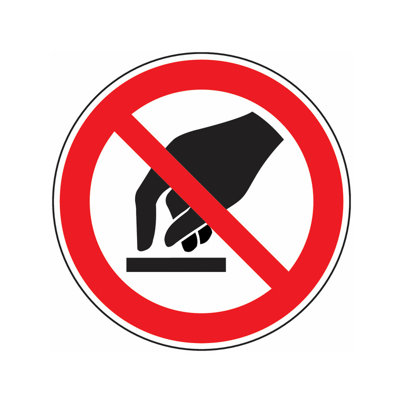Panneau Ne Pas  | Signalétique Interdiction | Zone-Print