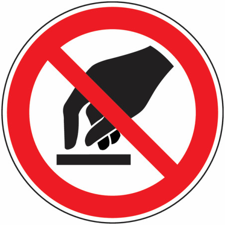Panneau Ne Pas  | Signalétique Interdiction | Zone-Print