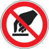 Panneau Ne Pas  | Signalétique Interdiction | Zone-Print