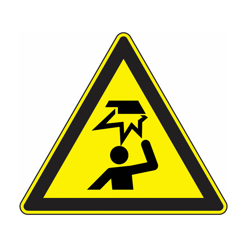 Panneau Danger Obstacle en Hauteur - Signalétique Pro