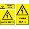 Panneau Interdiction Contact Appareil | Personnalisé Zone-Print