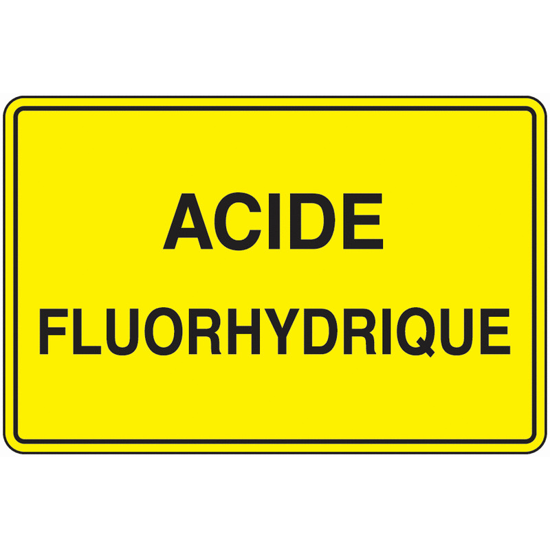 Panneau Danger Acide Corrosif | Signalétique Chimique Pro