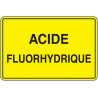 Panneau Danger Acide Corrosif | Signalétique Chimique Pro