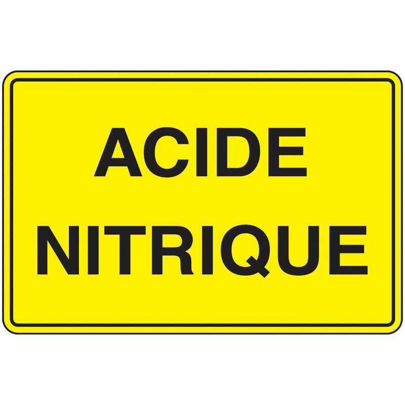 Panneau Danger Acide Corrosif - Signalétique Pro Zone-Print