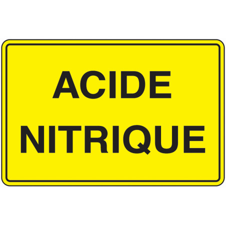 Panneau Danger Acide Corrosif - Signalétique Pro Zone-Print