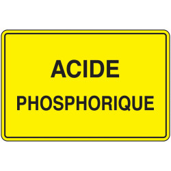 Panneau Danger Acide | Signalétique Risque Chimique Industriel
