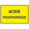 Panneau Danger Acide | Signalétique Risque Chimique Industriel